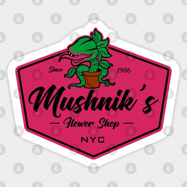 Mushnik's flower shop Sticker by carloj1956